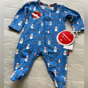 Magnetic Me NEW Preemie Footie Blue Snownen Penguin up to 5lbs Preemie
